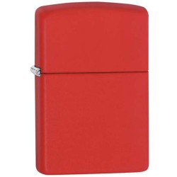 ENCENDEDOR ZIPPO ROJO MATE