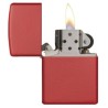 ENCENDEDOR ZIPPO ROJO MATE