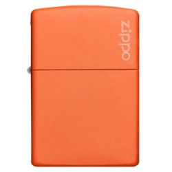 ENCENDEDOR ZIPPO NARANJA MATE LOGO ZIPPO