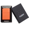 ENCENDEDOR ZIPPO NARANJA MATE LOGO ZIPPO
