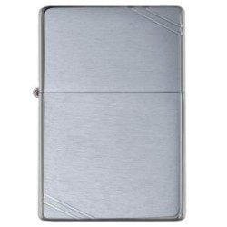 ENCENDEDOR ZIPPO CROMADO MATE VINTAGE