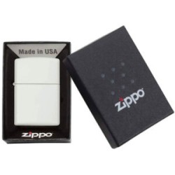 ENCENDEDOR ZIPPO BLANCO MATE