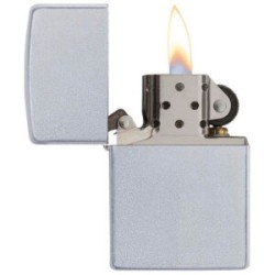 ENCENDEDOR ZIPPO CROMADO SATINADO