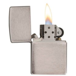 ENCENDEDOR ZIPPO CROMADO MATE