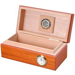 HUMIDOR TRAVEL PARA 12 PUROS EN COLOR CEDRO