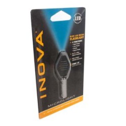 MINI LINTERNA TRANSPARENTE INOVA CON LUZ BLANCA