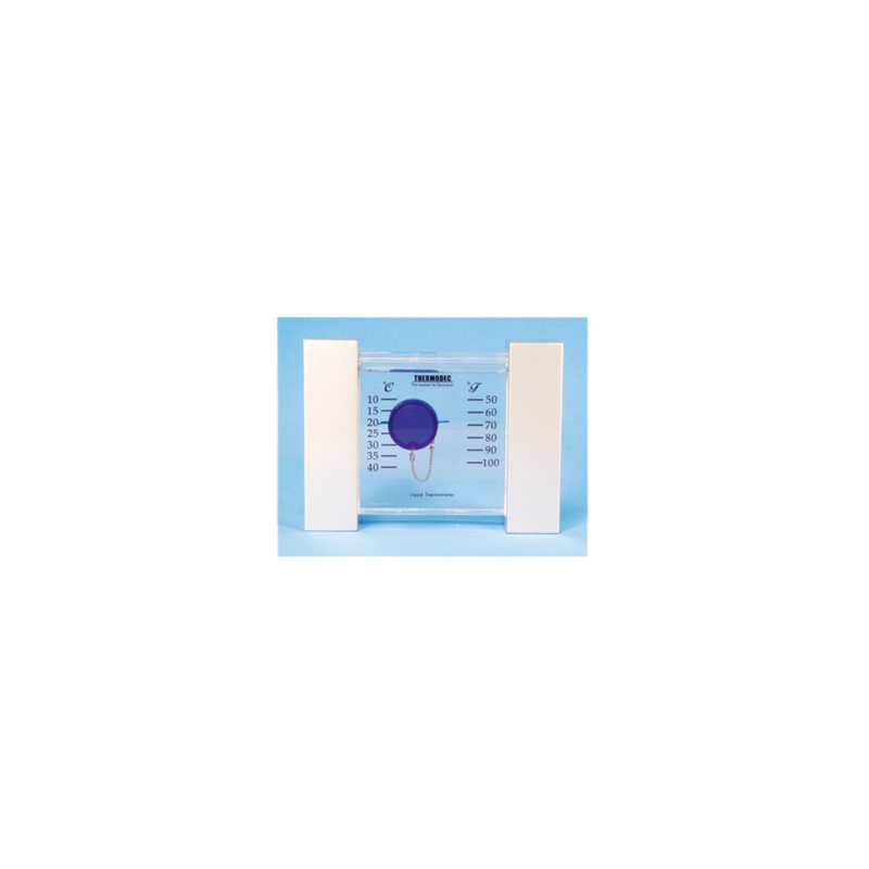 TERMOMETRO LIQUIDO BASE COLOR PLATA