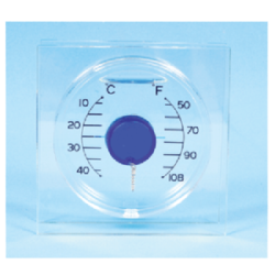 TERMOMETRO LIQUIDO DE CRISTAL ESFERA AZUL