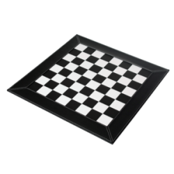 TABLERO DE AJEDREZ NEGRO Y BLANCO